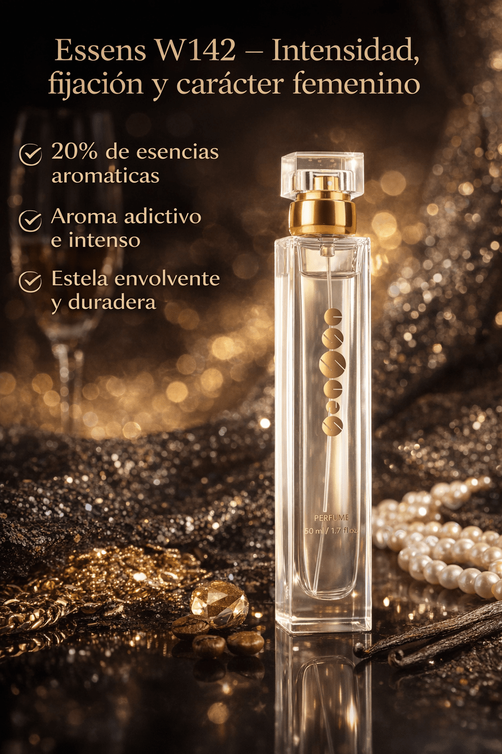 Perfume de mujer Essens W142 | Intenso y Elegante - VerliGlow