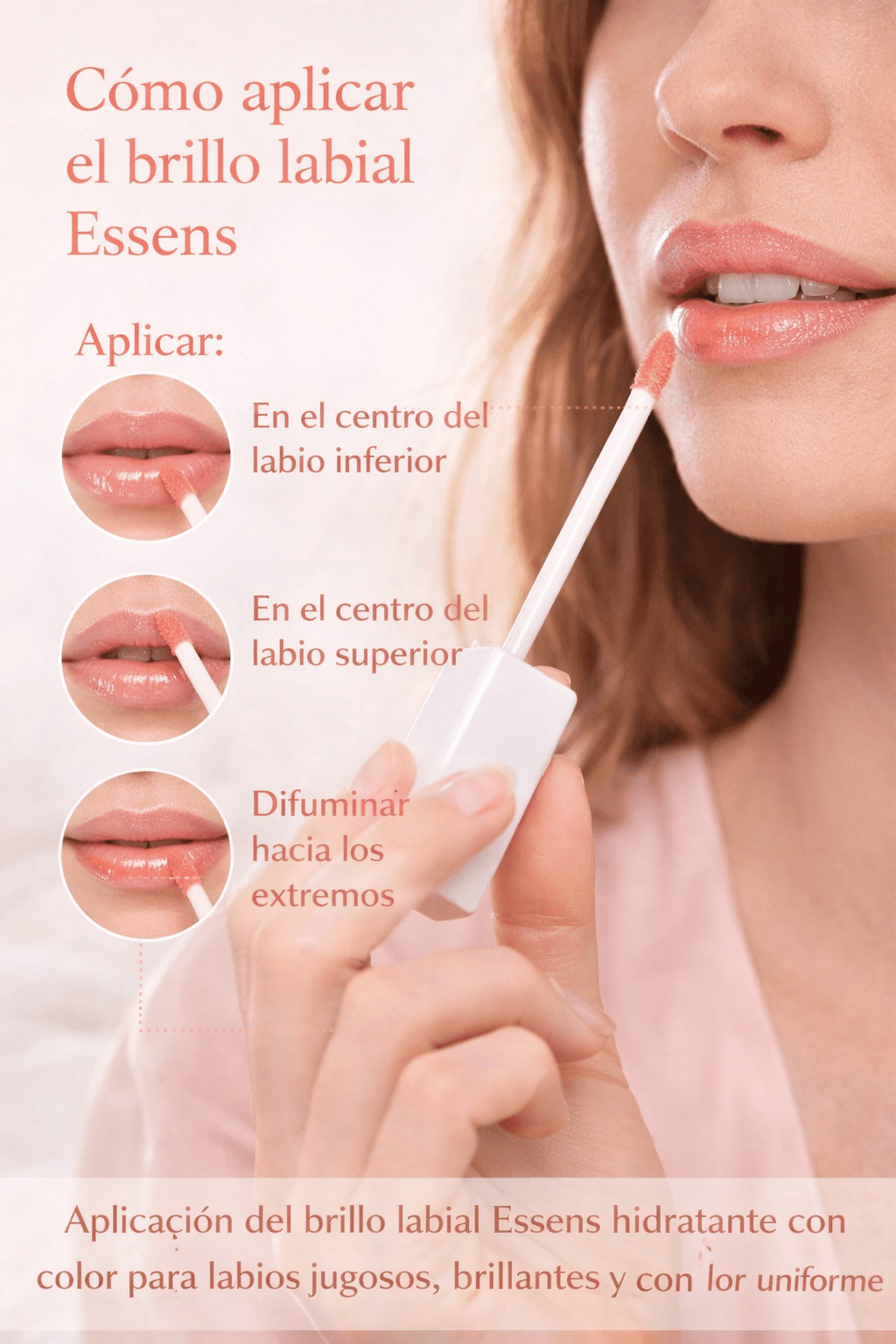 Brillo Labial Essens Hidratante con Color – Brillo Sofisticado y Ligero - VerliGlow