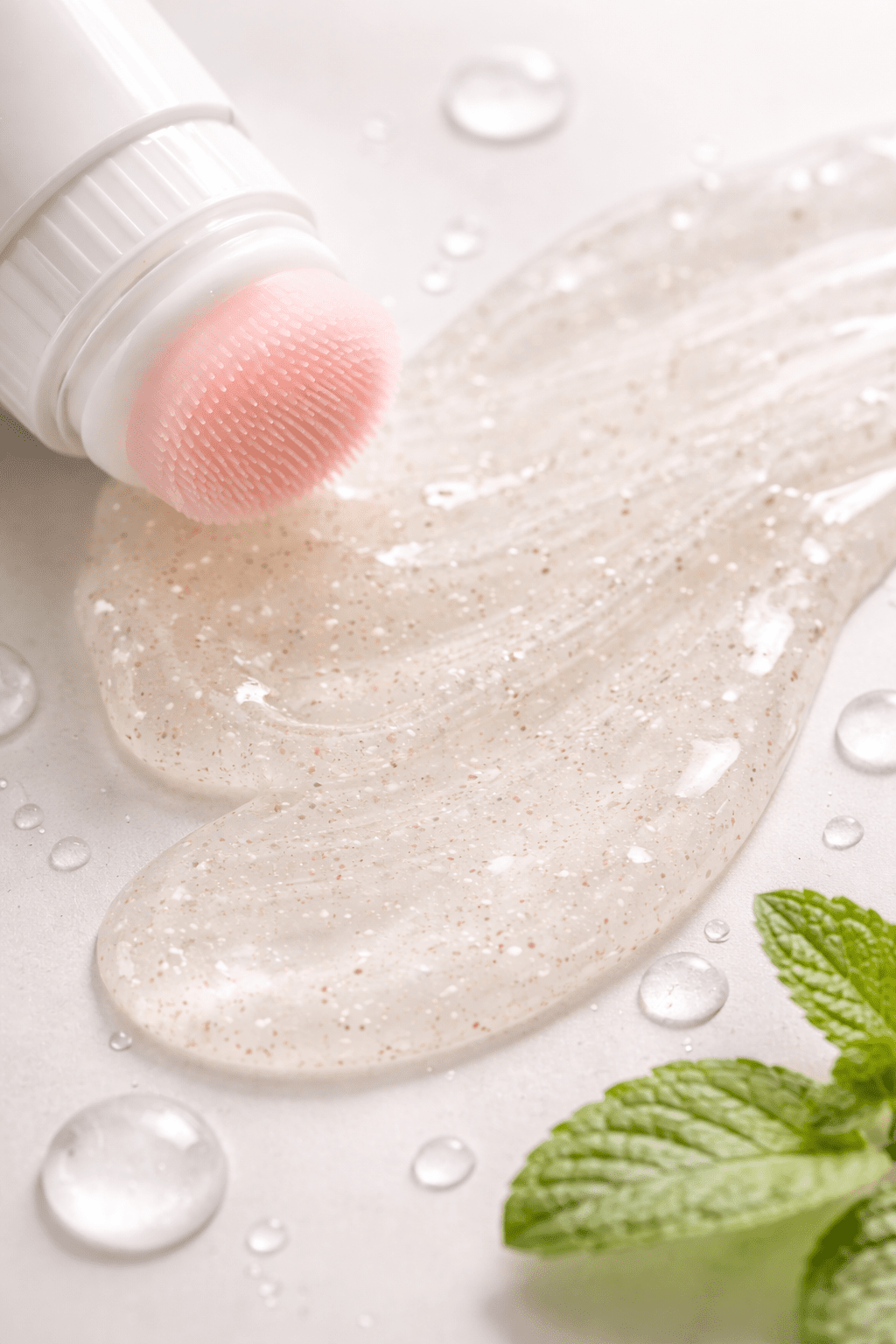 Gel limpiador con cepillo de silicona – Limpieza facial profunda 2 en 1 - VerliGlow