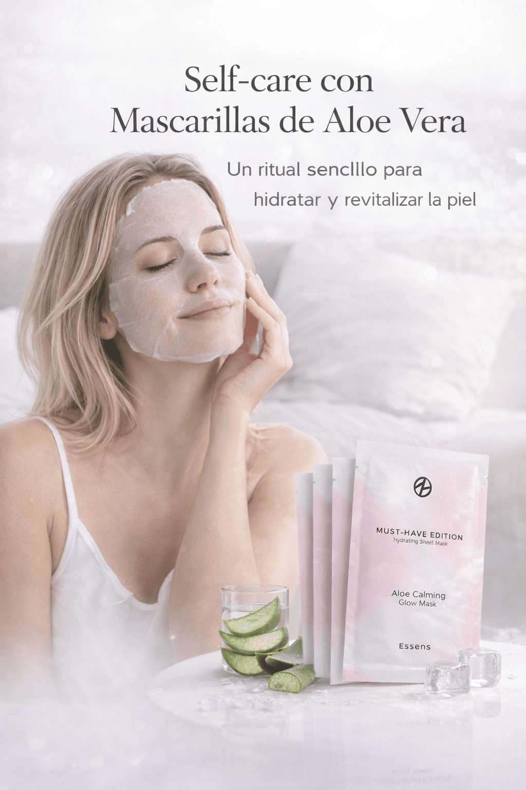 Pack Glow Week – 3 Mascarillas Hidratantes de Aloe Vera - VerliGlow