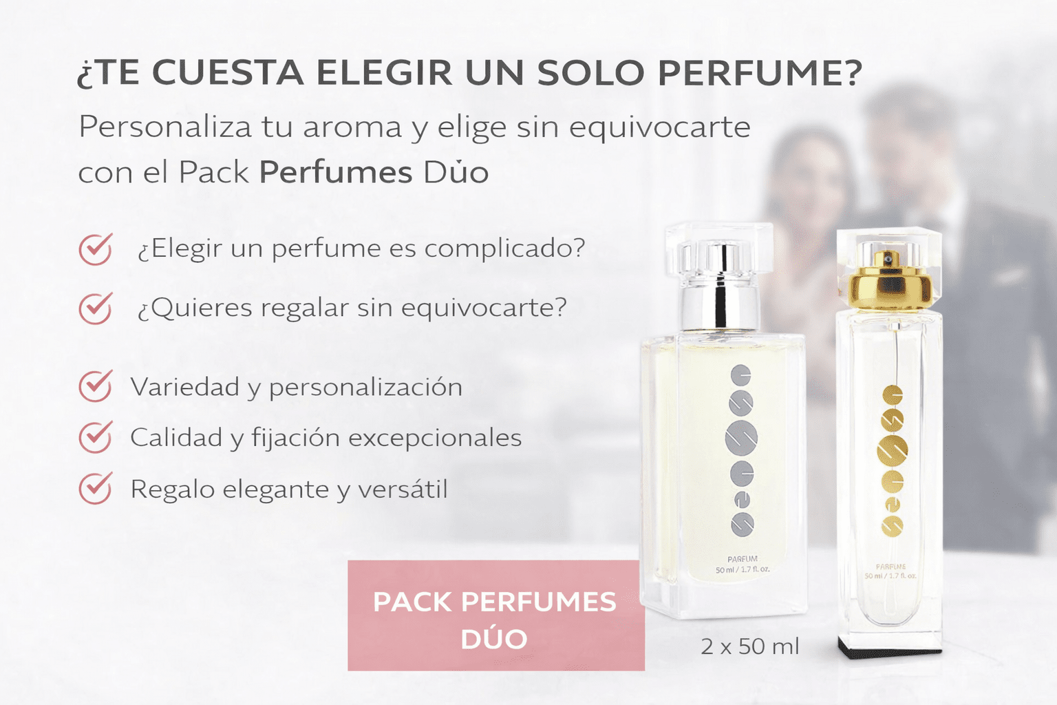 Pack Perfumes Dúo – 2 fragancias Essens de 50 ml - VerliGlow