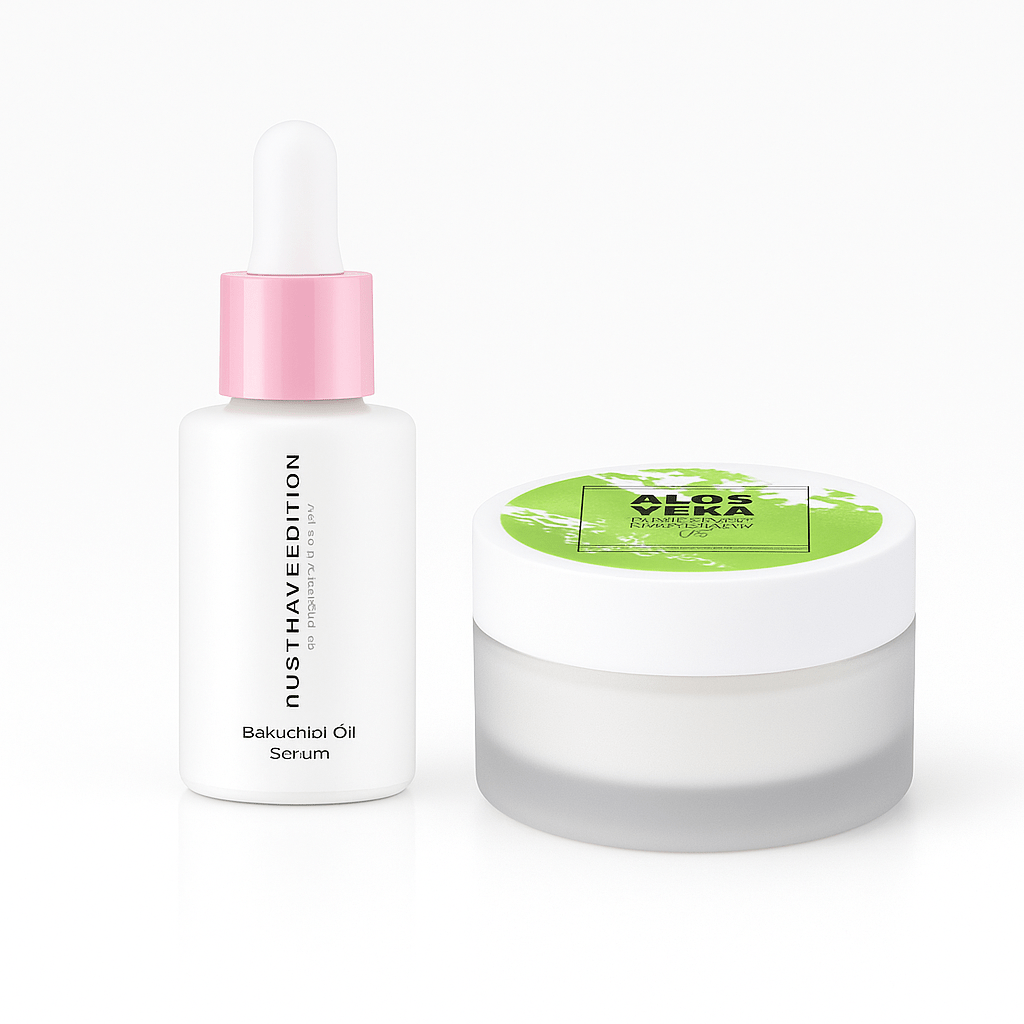 Pack Rutina Antiedad con Bakuchiol – Reafirmante, Iluminador y Hidratante - VerliGlow