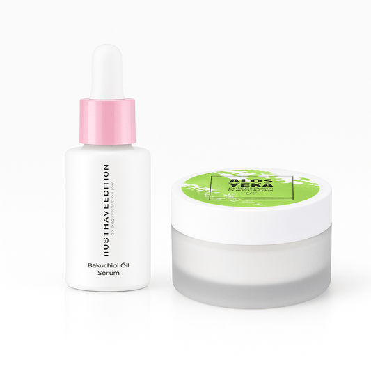 Pack Rutina Antiedad con Bakuchiol – Reafirmante, Iluminador y Hidratante - VerliGlow