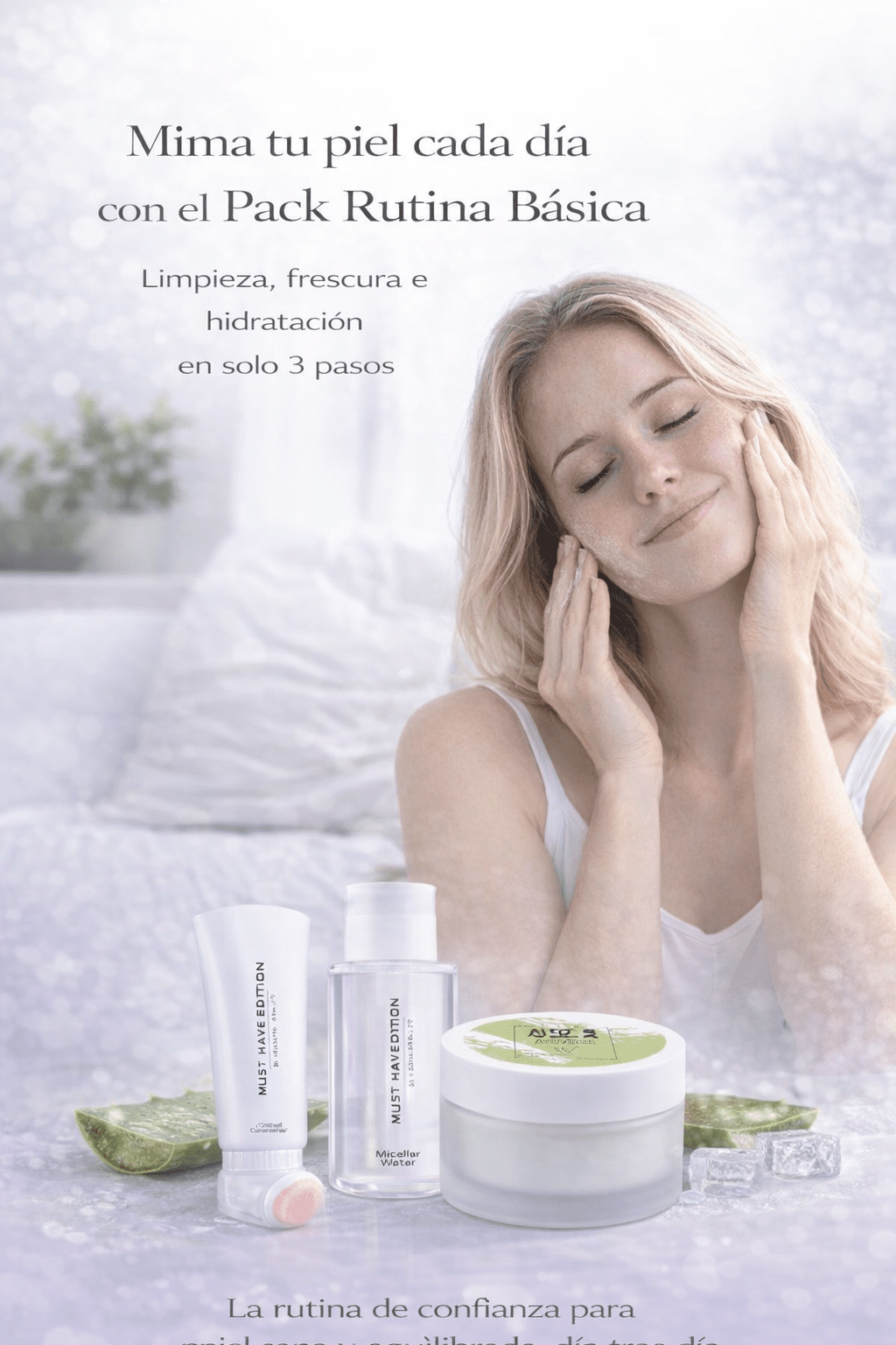 Pack Rutina Básica – Limpieza, Hidratación y Piel Sana en 3 Pasos - VerliGlow