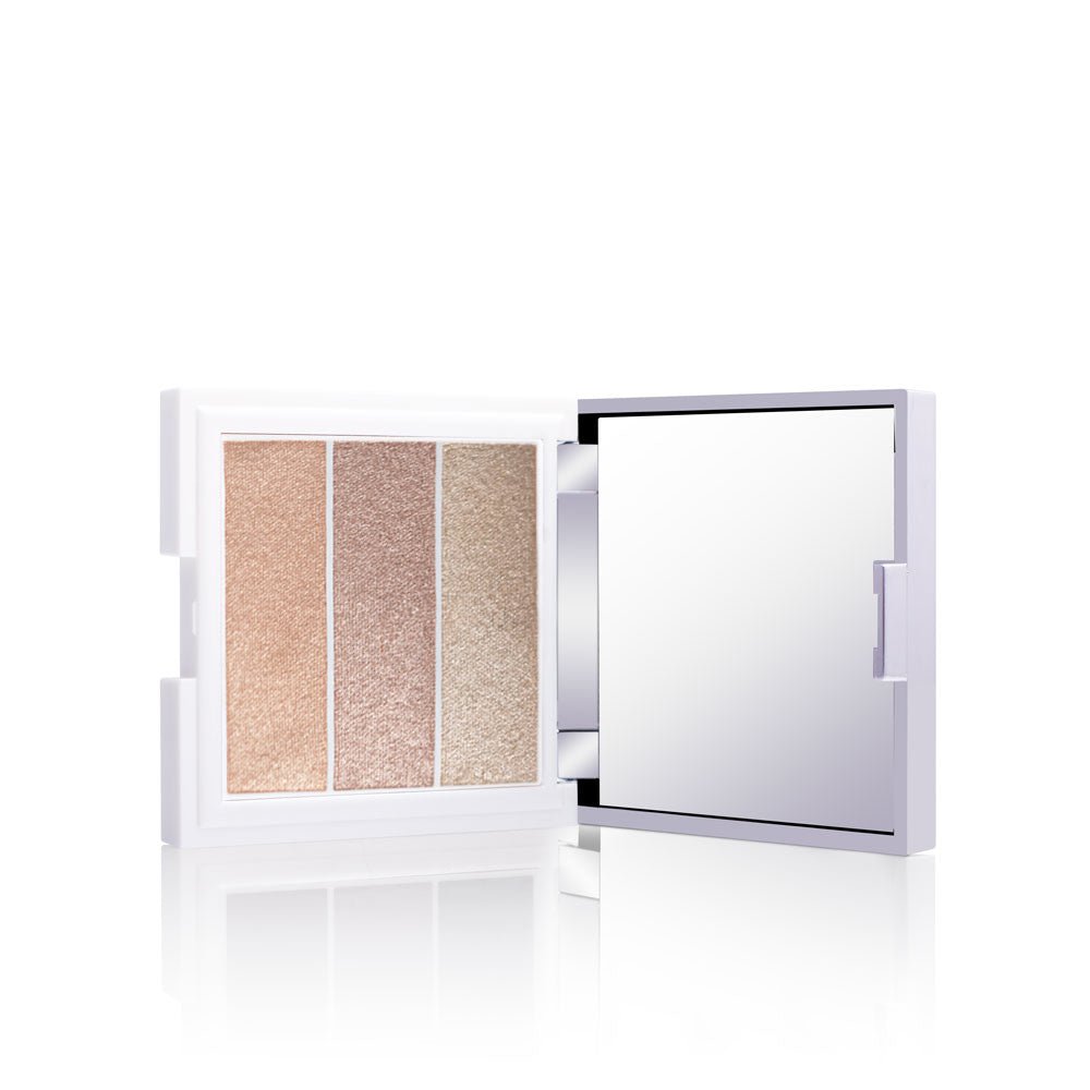 Paleta iluminadora Essens con acabado glow natural para realzar el rostro